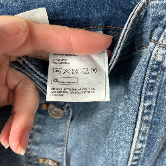 H&M Blue Denim Mini Dress - Picture 6 of 6